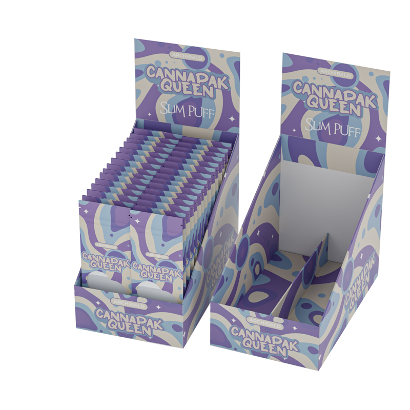 custom PDQ display boxes for cannabis products